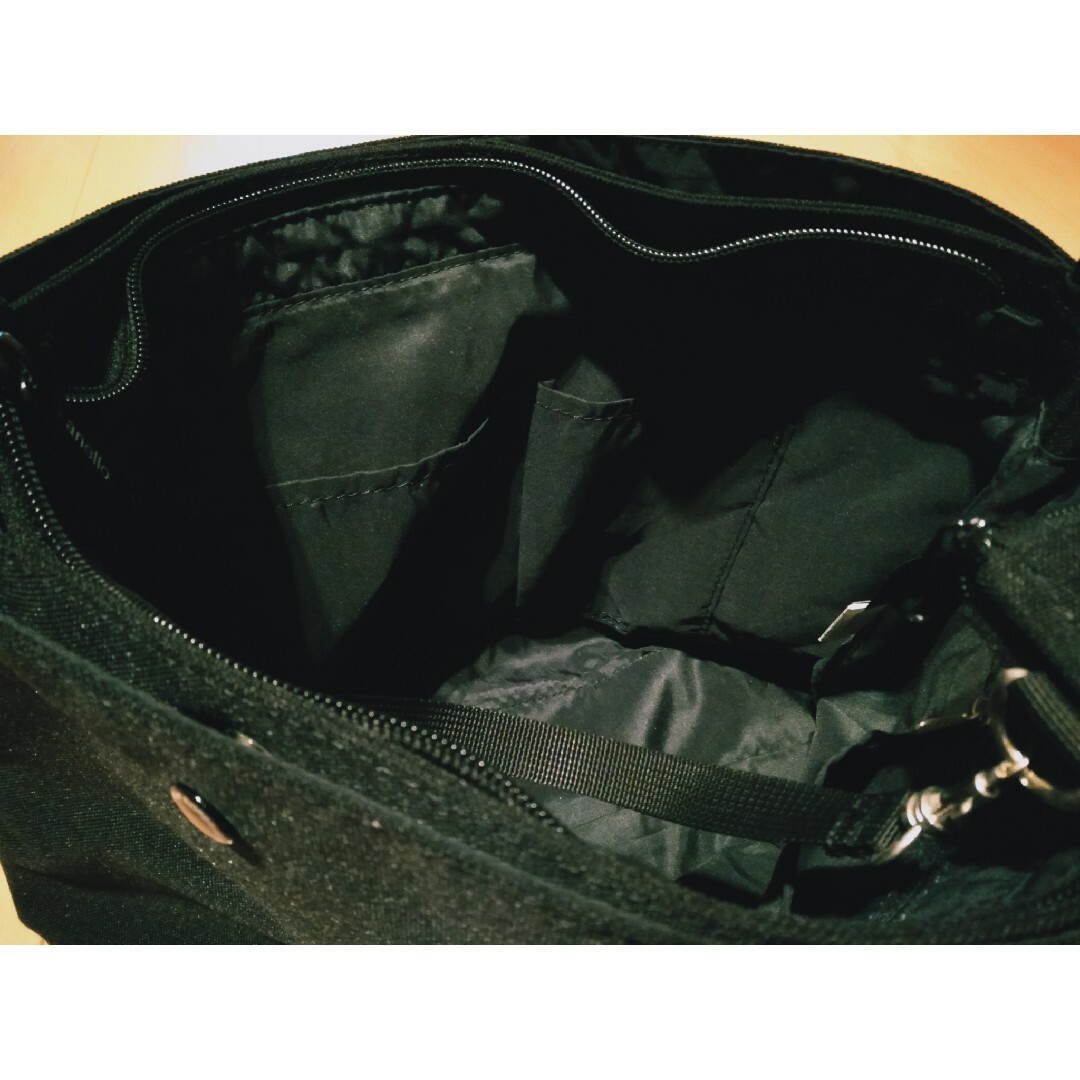 anello(アネロ)の◯anello　ショルダーバッグ　ブラック レディースのバッグ(ショルダーバッグ)の商品写真