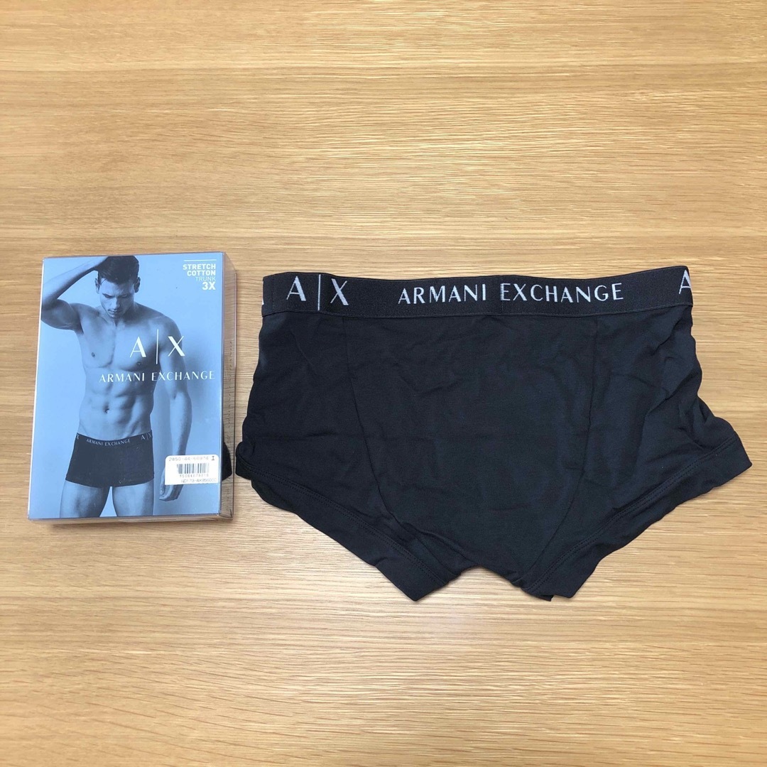 ARMANI EXCHANGE(アルマーニエクスチェンジ)の新品 アルマーニ エクスチェンジ ローライズ ボクサーパンツ Sサイズ 1枚 メンズのアンダーウェア(ボクサーパンツ)の商品写真