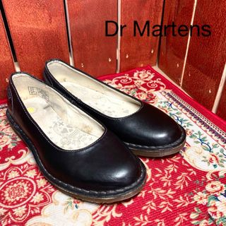 ドクターマーチン(Dr.Martens)の美品 希少 ドクターマーチン CHRISTINA クリスティーナ ブラックUK3(スリッポン/モカシン)