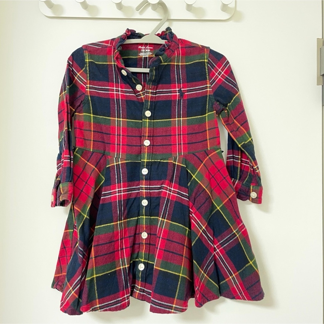 Ralph Lauren(ラルフローレン)のRalph Lauren ラルフローレン　ワンピース　80サイズ　キッズ　女の子 キッズ/ベビー/マタニティのベビー服(~85cm)(ワンピース)の商品写真