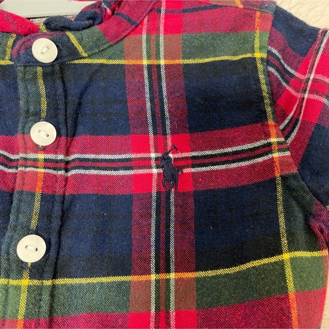 Ralph Lauren(ラルフローレン)のRalph Lauren ラルフローレン　ワンピース　80サイズ　キッズ　女の子 キッズ/ベビー/マタニティのベビー服(~85cm)(ワンピース)の商品写真