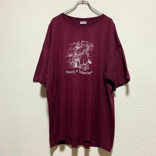 ジャージーズ(JERZEES)のアメリカ古着　探偵　半袖　Tシャツ　3XL　ビッグサイズ　ヴィンテージ　E322(Tシャツ/カットソー(半袖/袖なし))