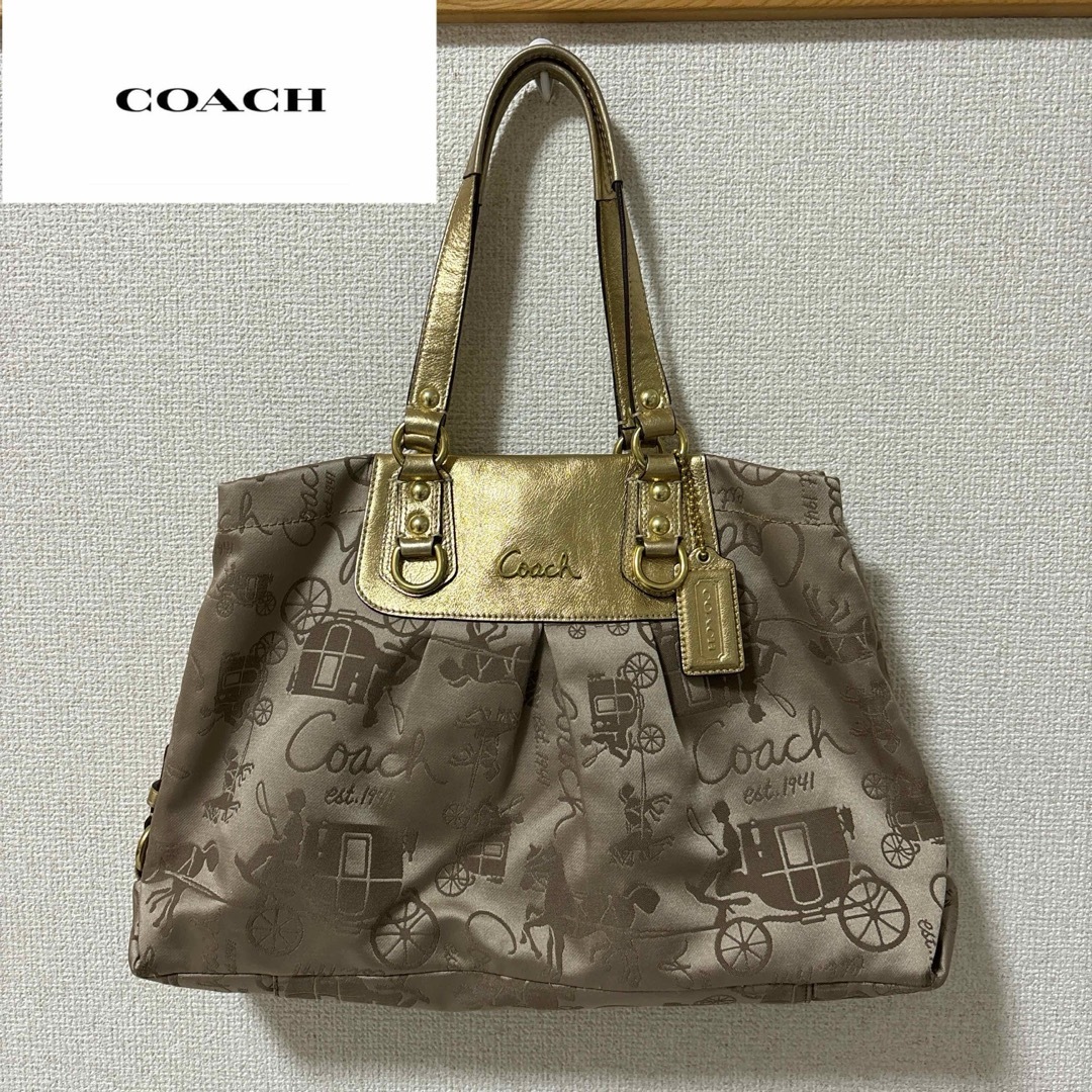 COACH - COACH コーチ ホースアンドキャリッジ セミトートバッグ