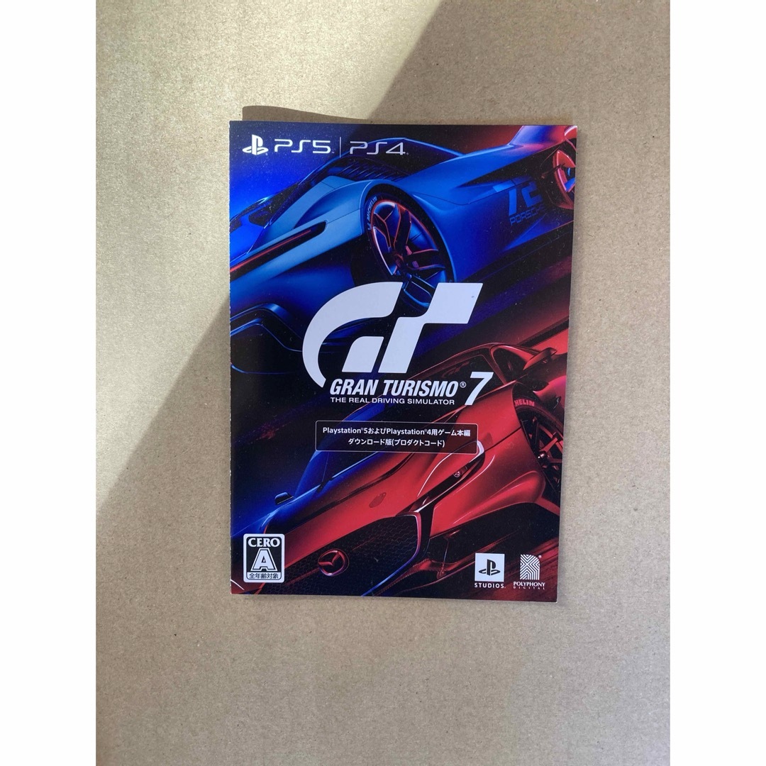PlayStation(プレイステーション)のPS4 PS5 グランツーリスモ7 ダウンロード版 エンタメ/ホビーのゲームソフト/ゲーム機本体(家庭用ゲームソフト)の商品写真