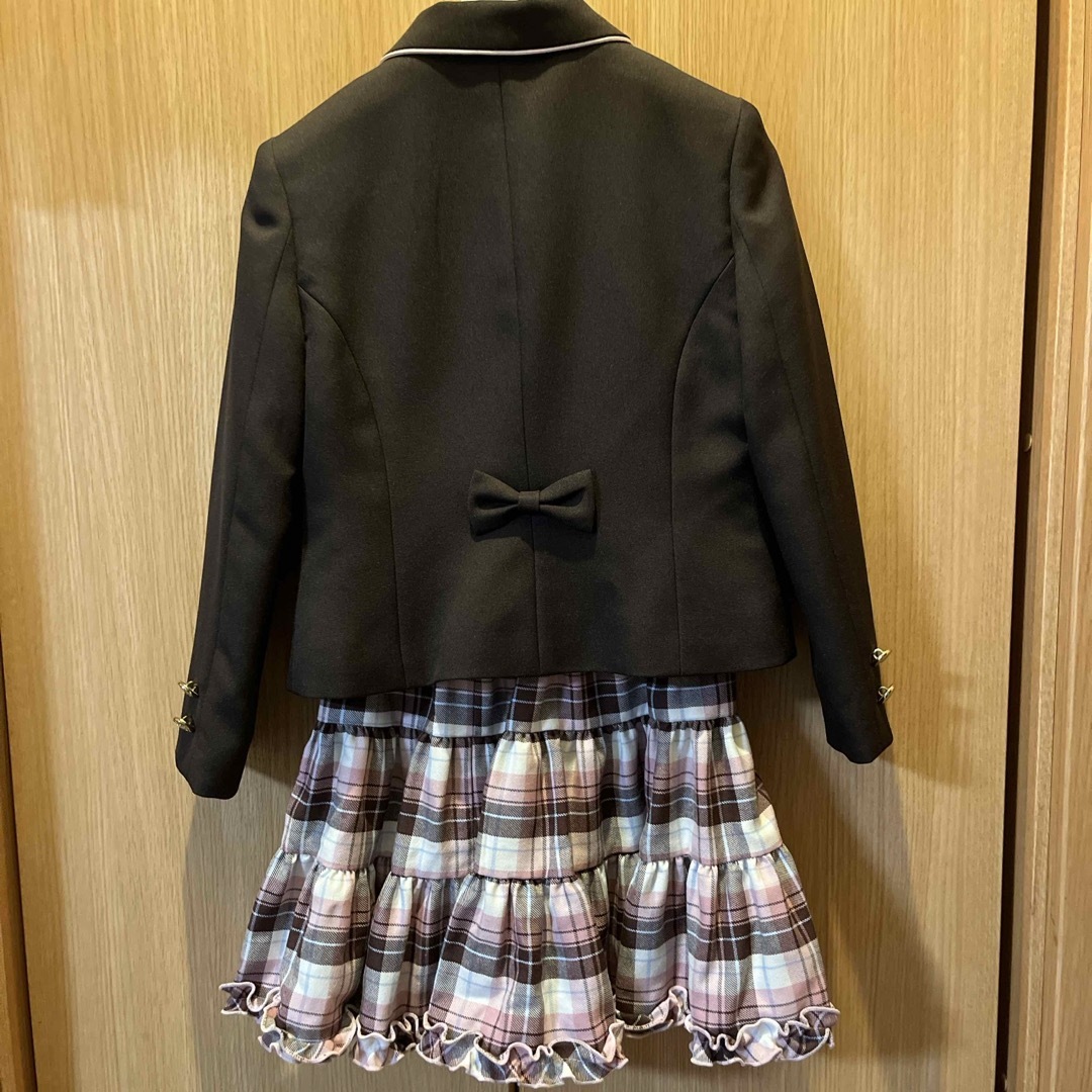 卒園式入学式スーツ　120cm キッズ/ベビー/マタニティのキッズ服女の子用(90cm~)(ドレス/フォーマル)の商品写真