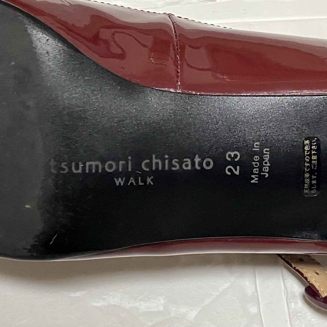 TSUMORI CHISATO(ツモリチサト)のTSUMORI CHISATO WARK 23cm エナメルストラップシューズ レディースの靴/シューズ(ハイヒール/パンプス)の商品写真