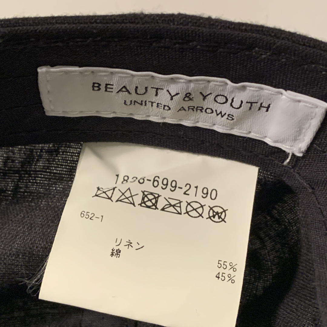 BEAUTY&YOUTH UNITED ARROWS(ビューティアンドユースユナイテッドアローズ)の新品【BEAUTY & YOUTH】ビューテ＆ユース リネン混 レディスキャップ レディースの帽子(キャップ)の商品写真