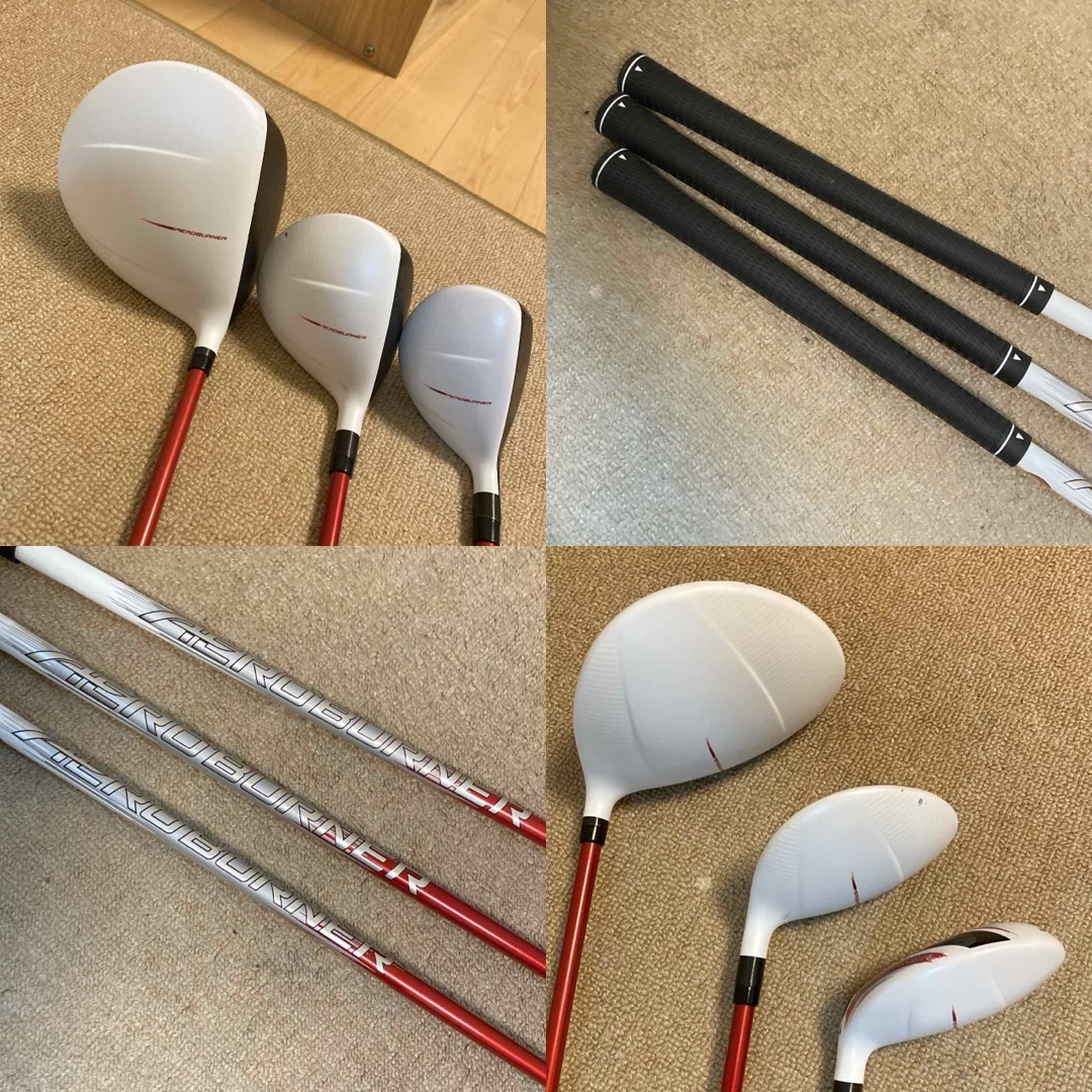 TaylorMade(テーラーメイド)のレフティ！【美品】ゴルフクラブセット/メンズ  ゴルフセット／キャディバッグ付 スポーツ/アウトドアのゴルフ(クラブ)の商品写真