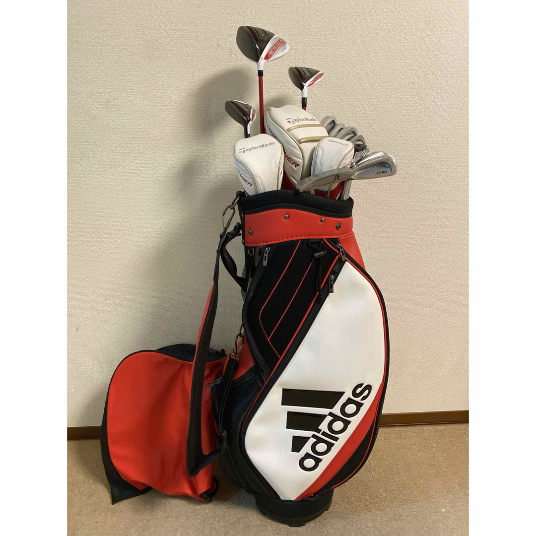 TaylorMade(テーラーメイド)のレフティ！【美品】ゴルフクラブセット/メンズ  ゴルフセット／キャディバッグ付 スポーツ/アウトドアのゴルフ(クラブ)の商品写真