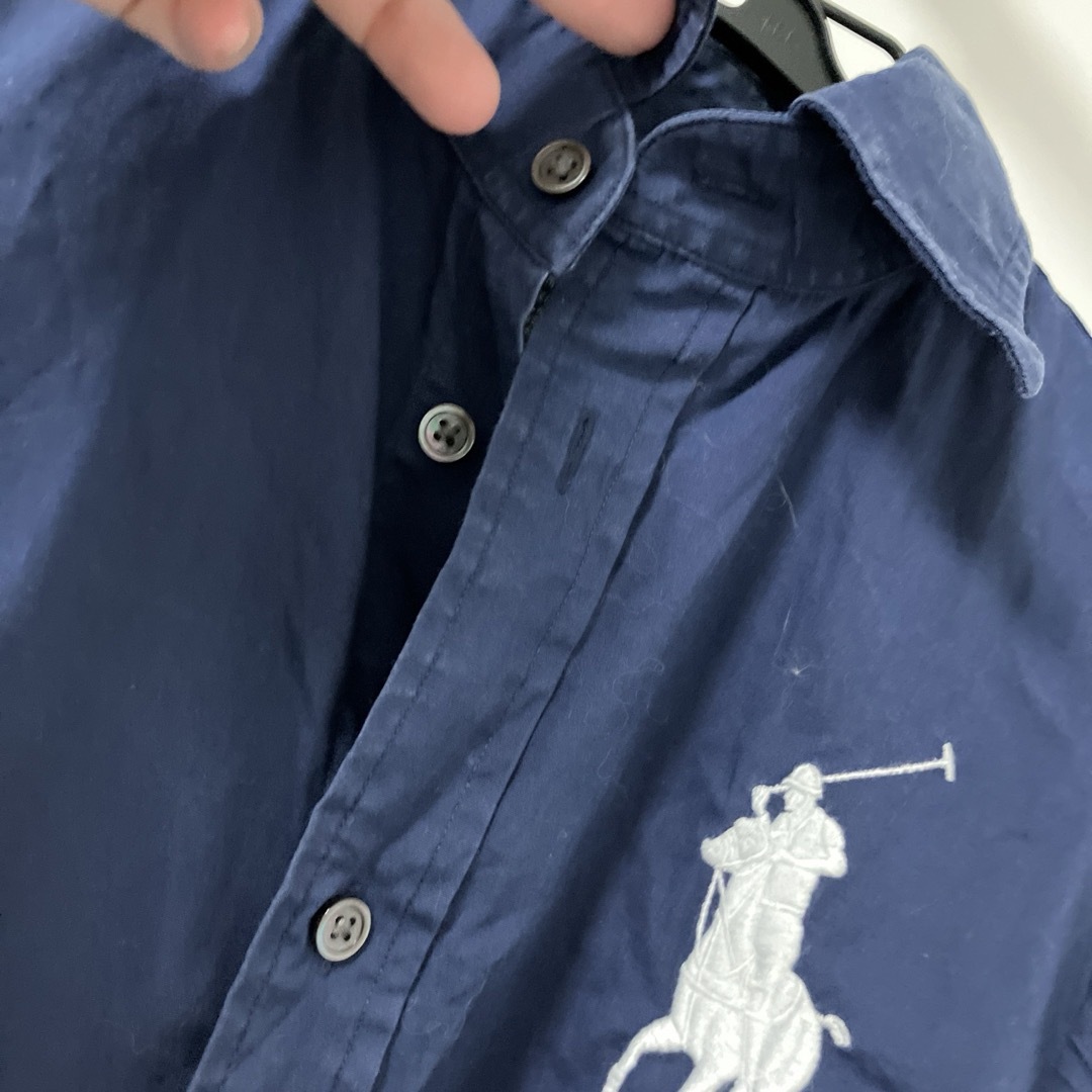 Ralph Lauren(ラルフローレン)のポロゴルフ　ラルフローレン　ビックポニー　ブラウス　レディース　ネイビー レディースのトップス(シャツ/ブラウス(長袖/七分))の商品写真