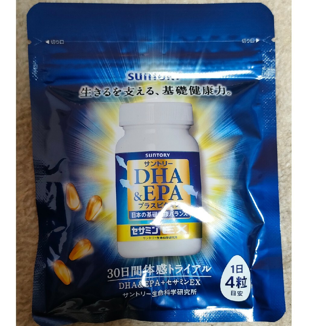 サントリー(サントリー)の【値下げしました】サントリー DHA＆EPA＋セサミンEX 120粒 食品/飲料/酒の健康食品(ビタミン)の商品写真