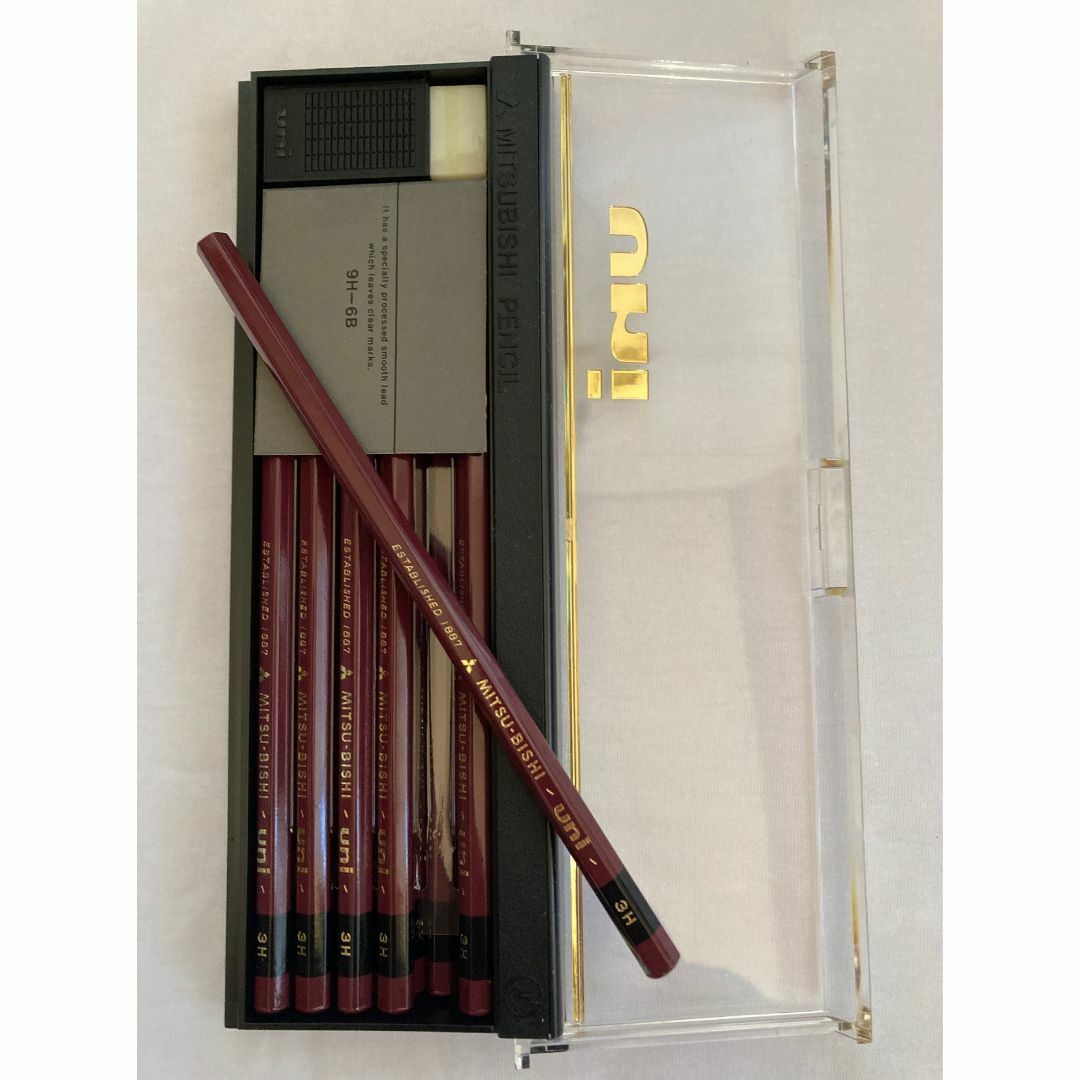 三菱鉛筆(ミツビシエンピツ)の三菱鉛筆2ダース／ UNI 2H&3H 1ダースずつ エンタメ/ホビーのアート用品(鉛筆)の商品写真