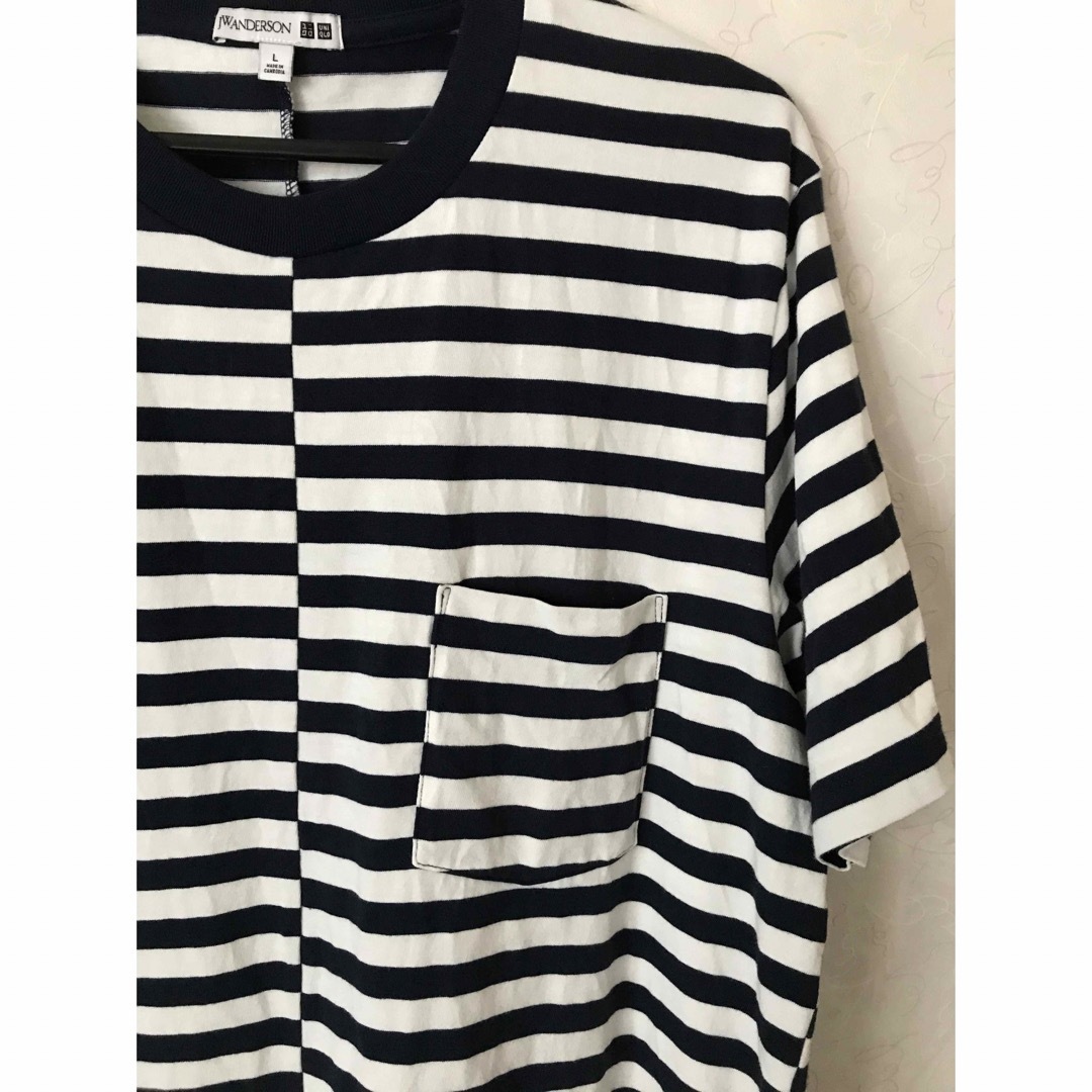 UNIQLO(ユニクロ)のNO.112 ユニクロ　J.W.ANDERSON 半袖シャツ　Lサイズ メンズのトップス(Tシャツ/カットソー(半袖/袖なし))の商品写真