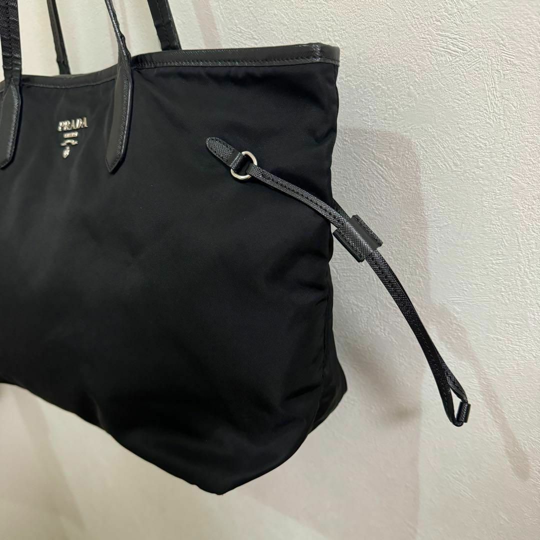 くうに様PRADA プラダ トートバッグ A4収納可 ナイロン レザー くうに様PRADA プラダ トートバッグ A4収納可 ナイロン レザー