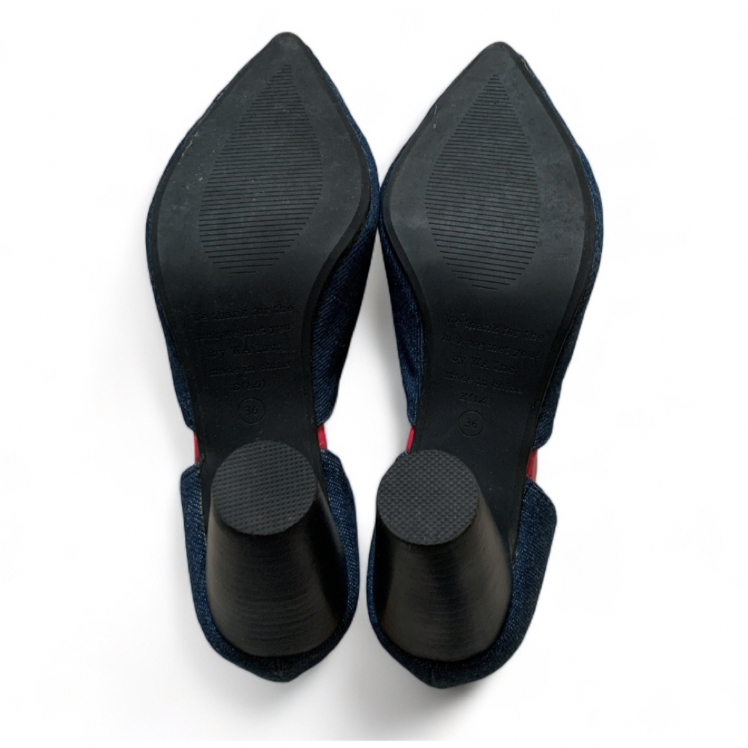 ORiental TRaffic(オリエンタルトラフィック)の未使用！オリエンタルトラフィック デニム パンプス シューズ イエナ ジャーナル レディースの靴/シューズ(ハイヒール/パンプス)の商品写真