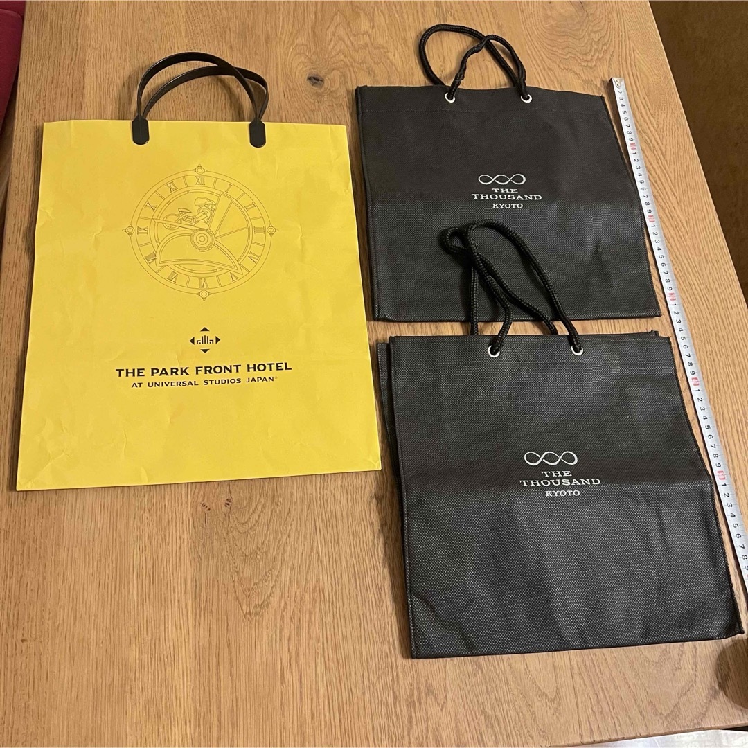 ✩︎⡱関西　ホテル　袋　3枚セット レディースのバッグ(ショップ袋)の商品写真