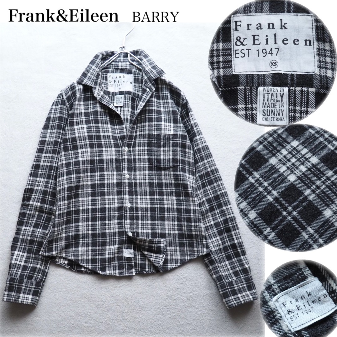 Frank&Eileen(フランクアンドアイリーン)のFrank&Eileen BARRY フランネル チェックシャツ 長袖 XS レディースのトップス(シャツ/ブラウス(長袖/七分))の商品写真