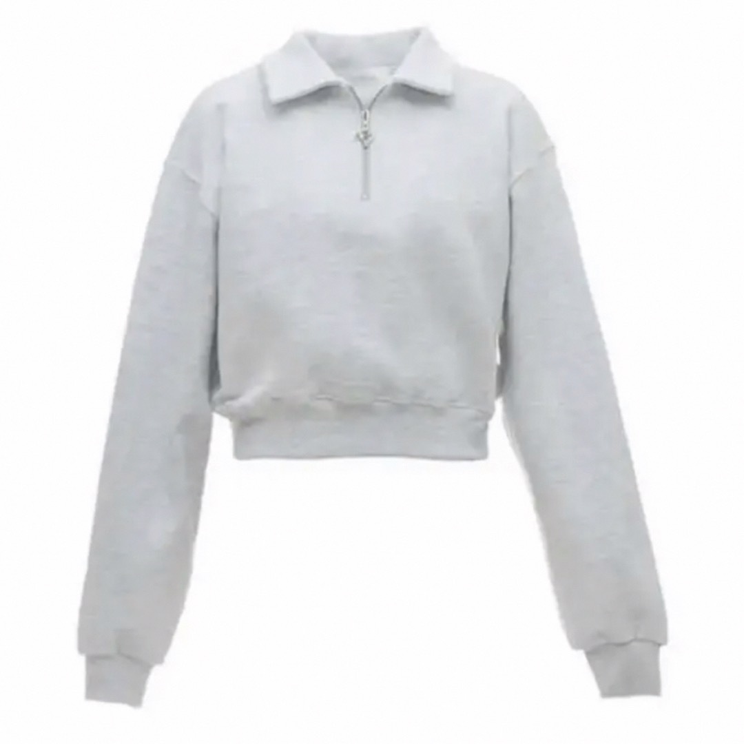 the Virgins(ザヴァージンズ)のthe virgins heart charm harf zip sweat レディースのトップス(トレーナー/スウェット)の商品写真