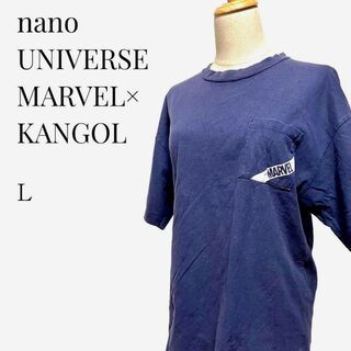カンゴール(KANGOL)の【大人気コラボ限定品◎】nano UNIVERSE BIGロゴTシャツ M(Tシャツ/カットソー(半袖/袖なし))