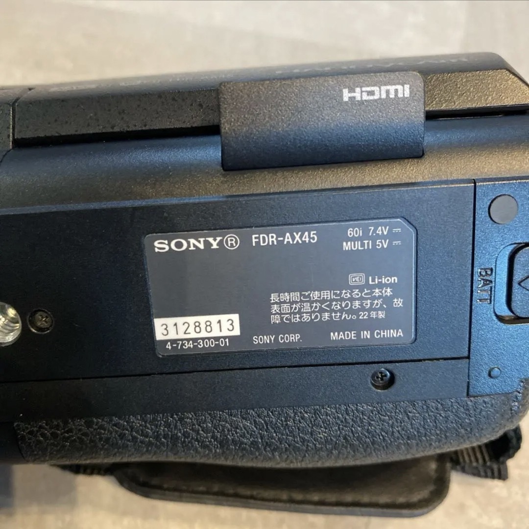 SONY(ソニー)のSONY FDR-AX45 4K ビデオカメラ ジャンク品 スマホ/家電/カメラのカメラ(ビデオカメラ)の商品写真