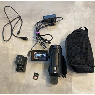 ソニー(SONY)のSONY FDR-AX45 4K ビデオカメラ ジャンク品(ビデオカメラ)