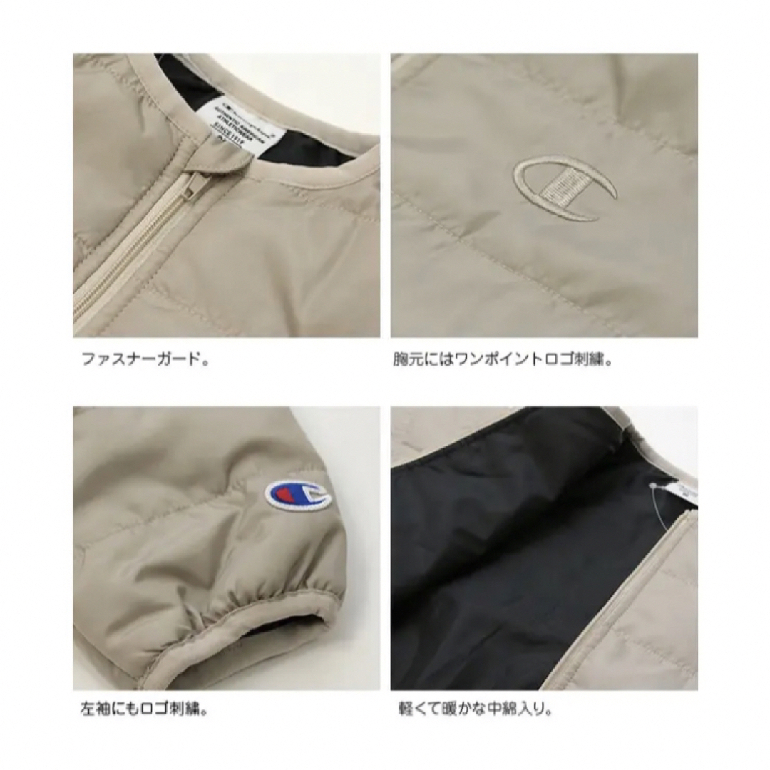 Champion(チャンピオン)のチャンピオン ダウンジャケット95サイズ キッズ/ベビー/マタニティのキッズ服男の子用(90cm~)(ジャケット/上着)の商品写真