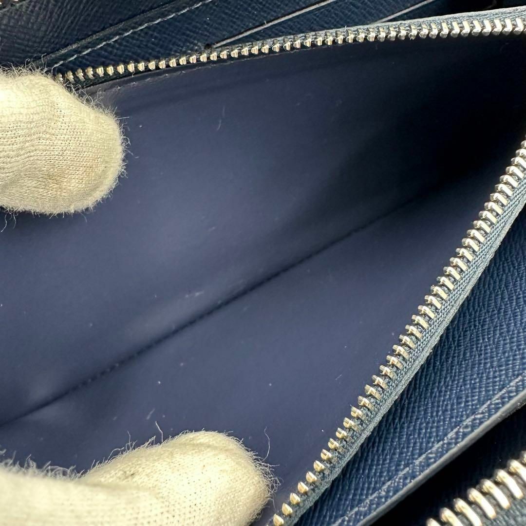 LOUIS VUITTON(ルイヴィトン)の【希少•極美品】ルイヴィトン ジッピーXL タイガ ネイビーブルー 青 メンズのファッション小物(長財布)の商品写真