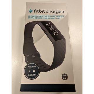 フィットフィット(fitfit)の【新品未開封】Fitbit CHARGE4 BLACK(腕時計(デジタル))