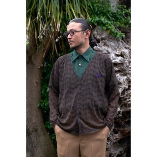 ニードルス(Needles)の21SS Needles papillon komon Ｖネックカーディガン(カーディガン)