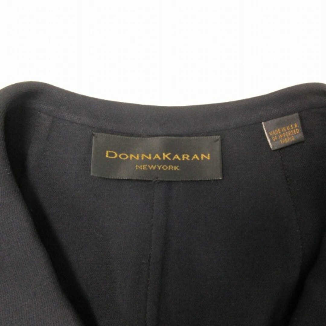 Donna Karan(ダナキャラン)のダナキャラン ヴィンテージ スカートスーツ 3ピース 紺 ネイビー 7-9 約S レディースのフォーマル/ドレス(スーツ)の商品写真