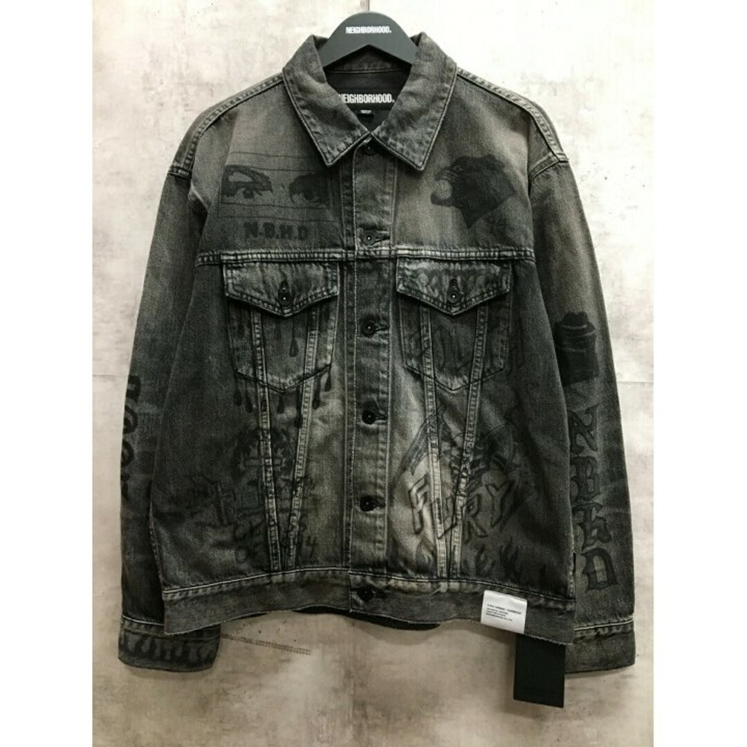 NEIGHBORHOOD(ネイバーフッド)の未使用ネイバーフッド23aw FADE DENIM JACKETデニムジャケット メンズのジャケット/アウター(Gジャン/デニムジャケット)の商品写真