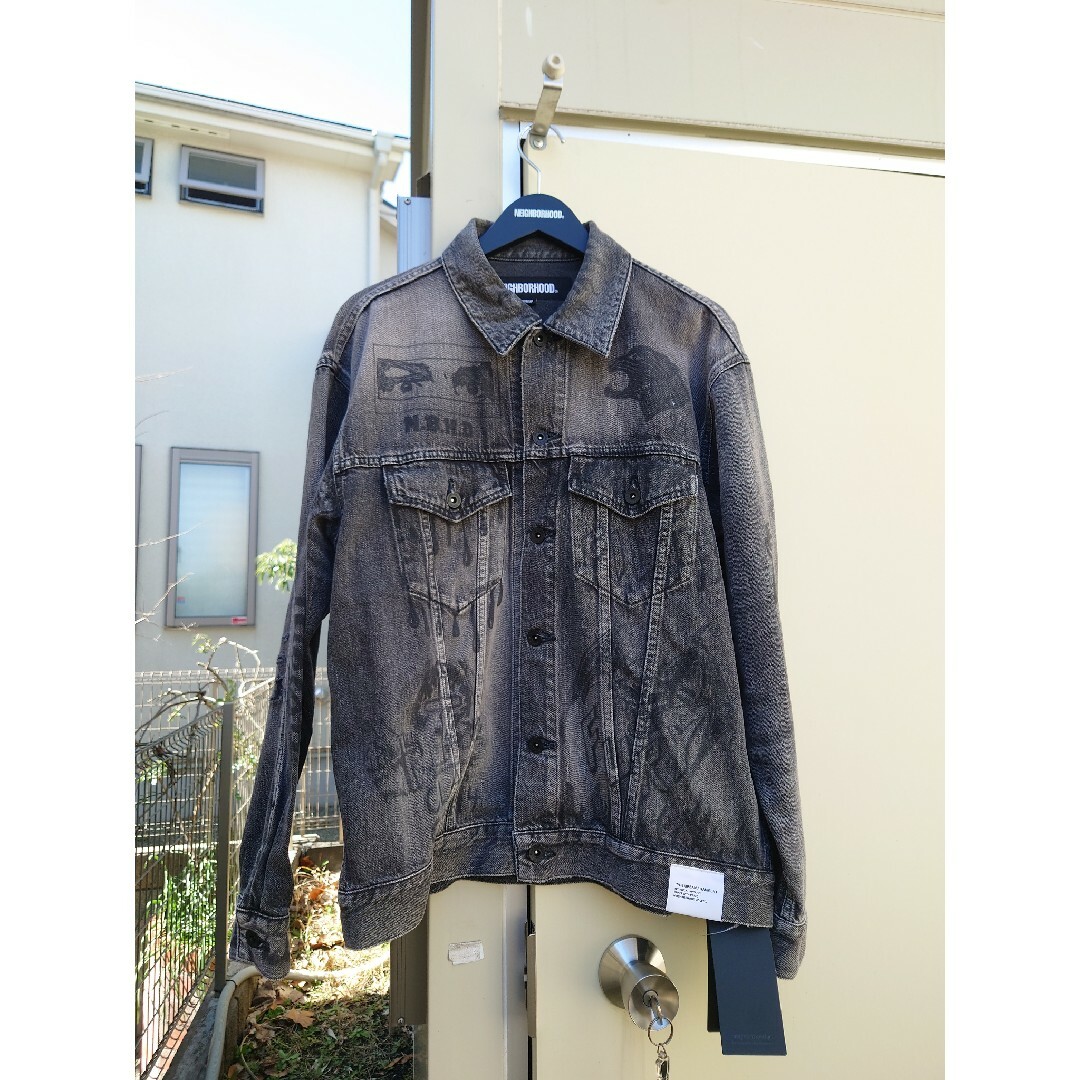 NEIGHBORHOOD(ネイバーフッド)の未使用ネイバーフッド23aw FADE DENIM JACKETデニムジャケット メンズのジャケット/アウター(Gジャン/デニムジャケット)の商品写真