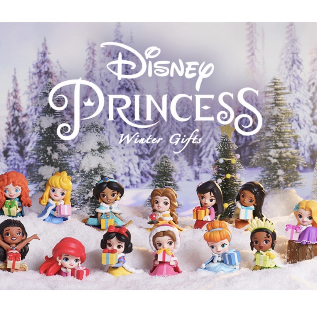 Disney(ディズニー)のディズニープリンセス　ウィンターギフト　フィギュア エンタメ/ホビーのおもちゃ/ぬいぐるみ(キャラクターグッズ)の商品写真