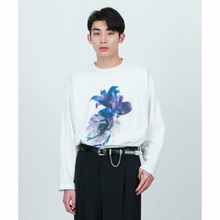 ジュンレッド(JUNRED)の【ホワイト（10）】アートビックフラワーロングスリーブPO(Tシャツ/カットソー(半袖/袖なし))