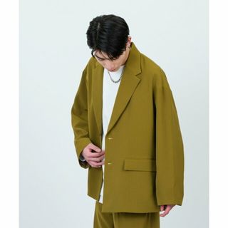 ジュンレッド(JUNRED)の【カーキ系（38）】セットアップ対応 / ドレープダブルクロスオーバージャケット(テーラードジャケット)