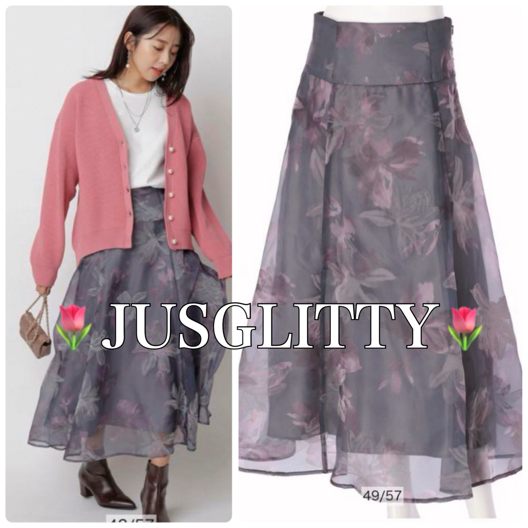 JUSGLITTY(ジャスグリッティー)のJUSGLITTY レディースのスカート(ロングスカート)の商品写真