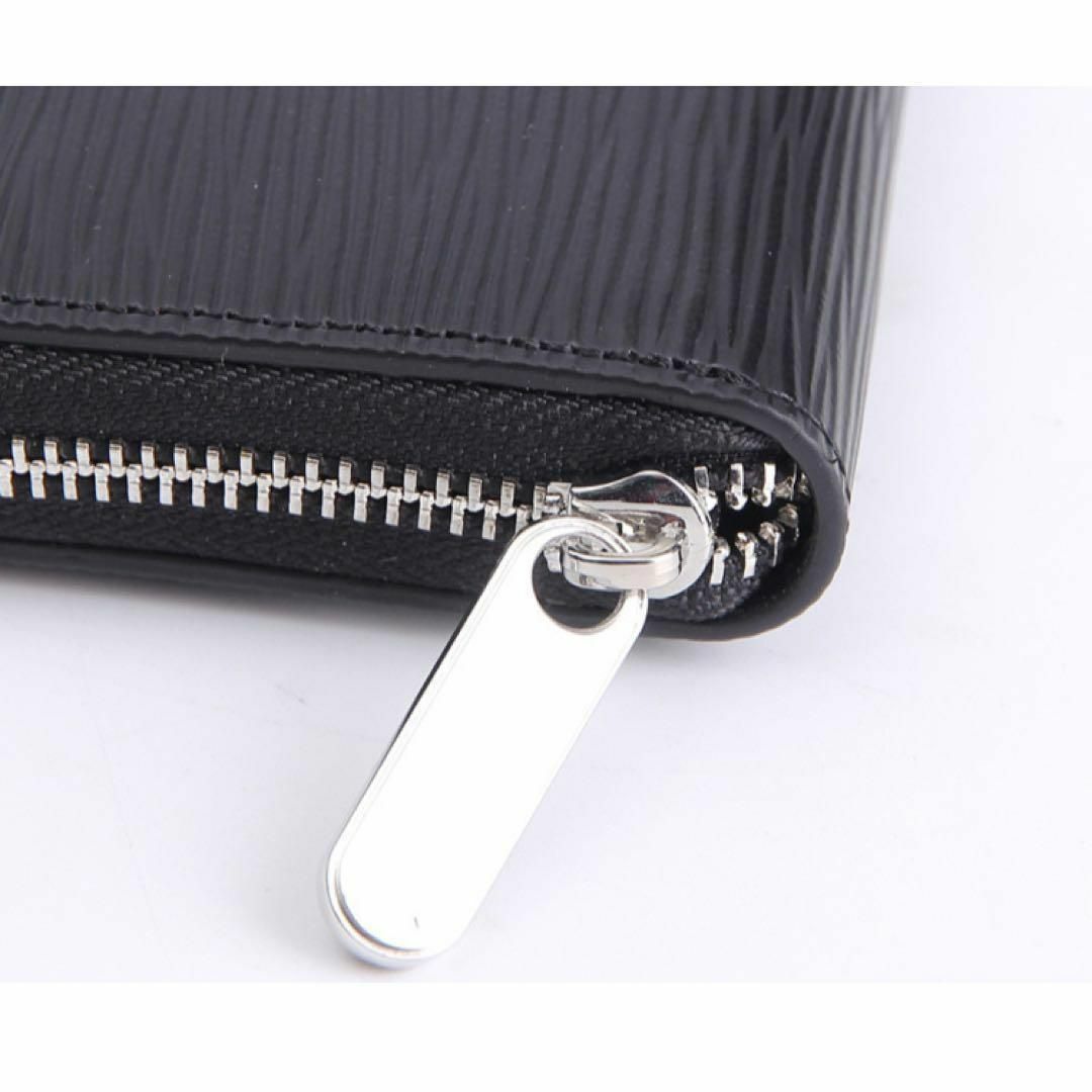 新品　財布　サイフ　カードケース コインケース　小銭入れ レザー　メンズ　　黒 メンズのファッション小物(コインケース/小銭入れ)の商品写真