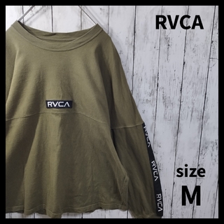 RVCA - 【RVCA】Sleeve Tape Logo Tee　D452