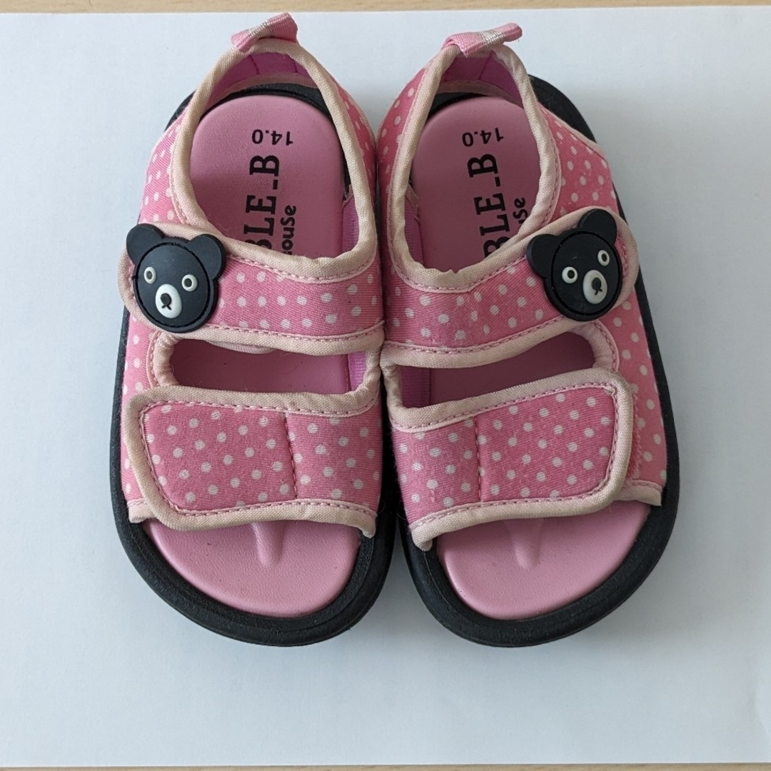 mikihouse(ミキハウス)のミキハウス サンダル 14センチ キッズ/ベビー/マタニティのベビー靴/シューズ(~14cm)(サンダル)の商品写真