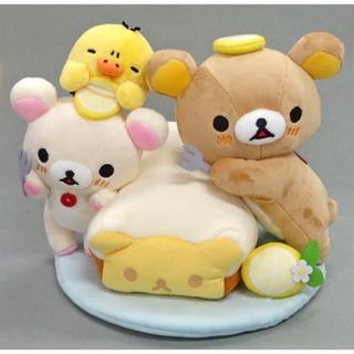 リラックマ(リラックマ)の【新品】サンエックス レモンケーキをいただきます♪ ぬいぐるみ リラックマストア(キャラクターグッズ)