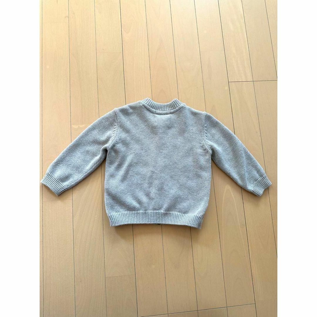 ZARA KIDS(ザラキッズ)のアウター ジャケット ジャンパー 80 90 男の子 女の子 ベージュ 無地 キッズ/ベビー/マタニティのベビー服(~85cm)(ジャケット/コート)の商品写真