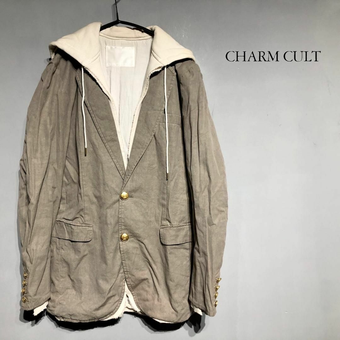 CHARMCULT(チャームカルト)のCHARM CULT チャームカルト ダメージ加工 ジャケット パーカー メンズのトップス(パーカー)の商品写真
