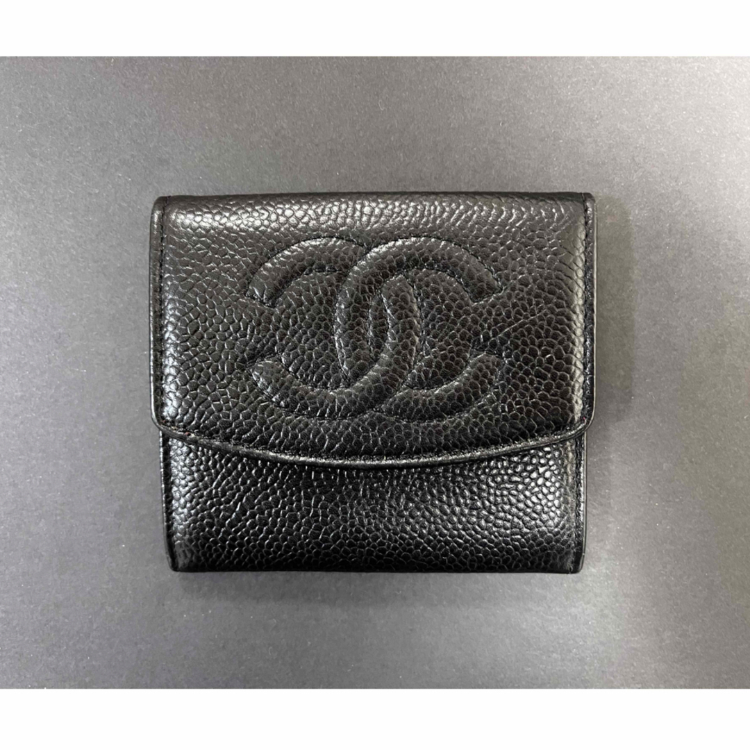 CHANEL(シャネル)のCHANEL シャネル　キャビアスキン カード コインケース　 メンズのファッション小物(コインケース/小銭入れ)の商品写真