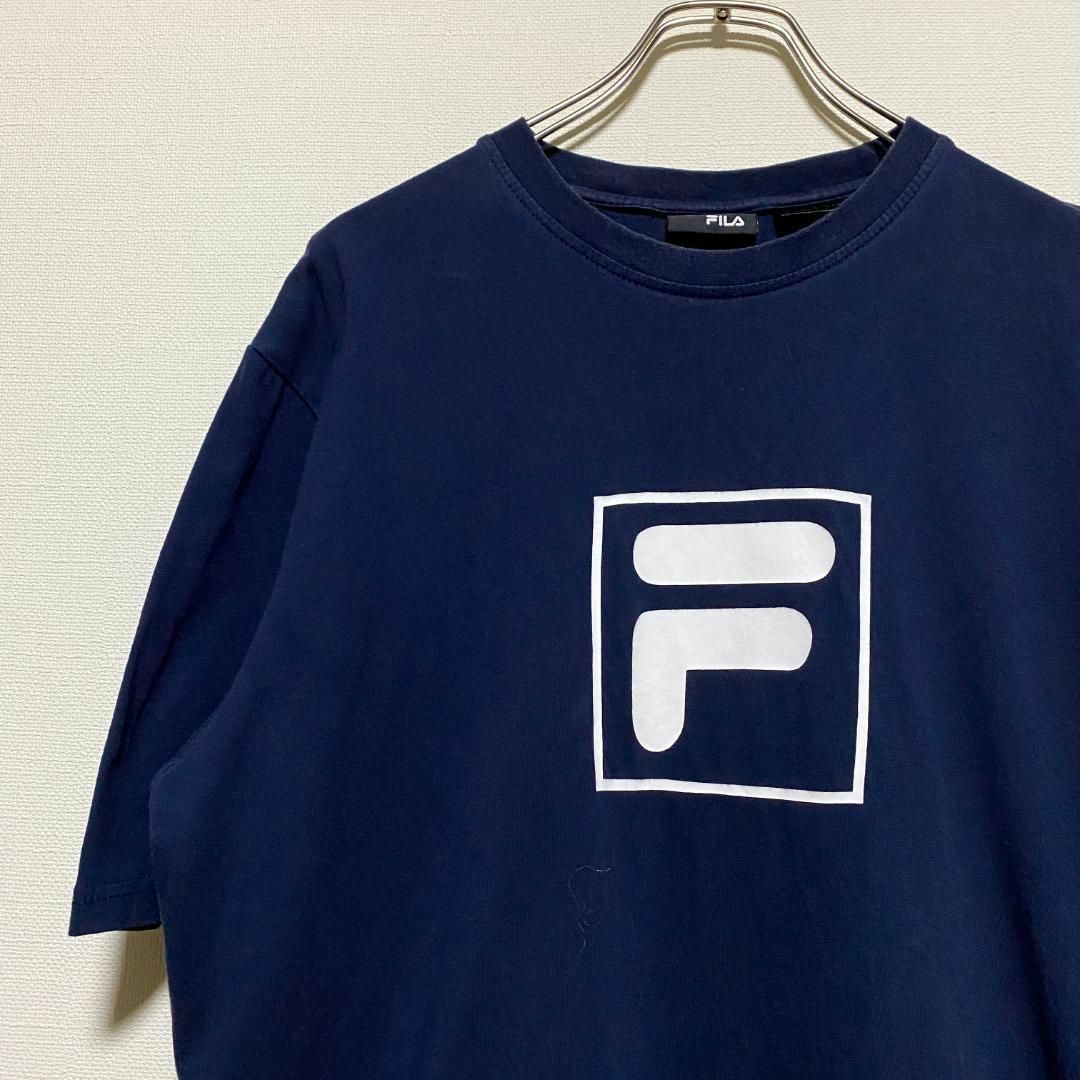 FILA(フィラ)のアメリカ古着　FILA　フィラ 半袖 Tシャツ　ビッグロゴ　デカロゴ　F123 メンズのトップス(Tシャツ/カットソー(半袖/袖なし))の商品写真