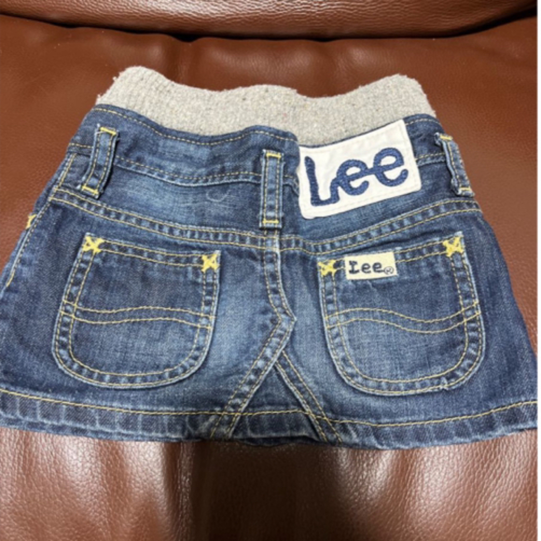 Lee(リー)のlee デニム　スカート キッズ/ベビー/マタニティのキッズ服女の子用(90cm~)(スカート)の商品写真