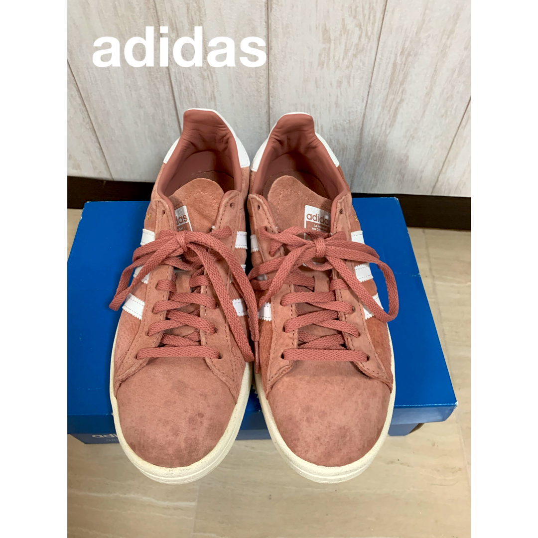adidas - adidas スニーカー キャンパス スエード くすみピンク adidas - adidas スニーカー キャンパス スエード くすみピンク