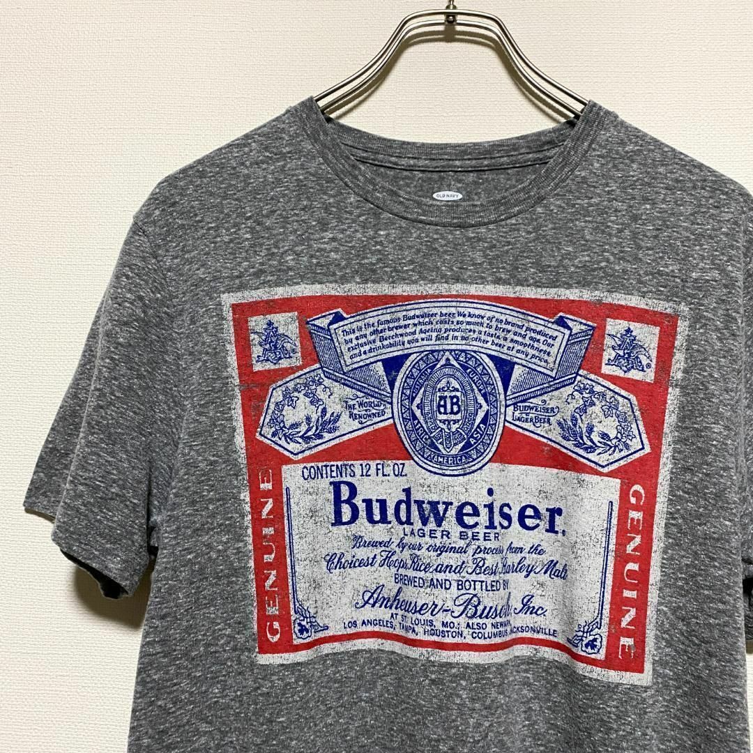 Old Navy(オールドネイビー)のアメリカ古着　バドワイザー　Budweiser　企業　ビール　2016年製　J4 メンズのトップス(Tシャツ/カットソー(半袖/袖なし))の商品写真