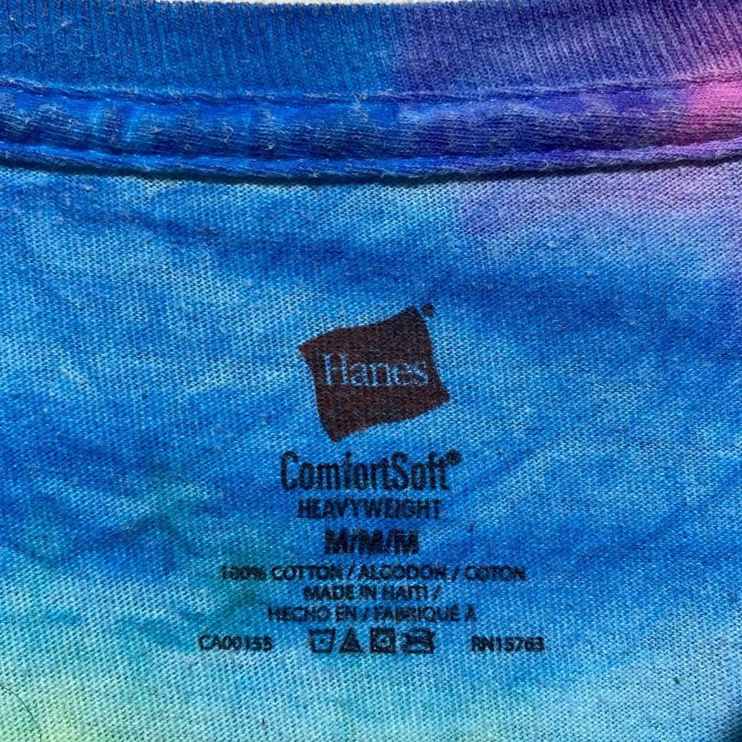 Hanes(ヘインズ)のアメリカ古着　タイダイ　半袖　Tシャツ　I LOVE DC　ハートマーク　J38 メンズのトップス(Tシャツ/カットソー(半袖/袖なし))の商品写真