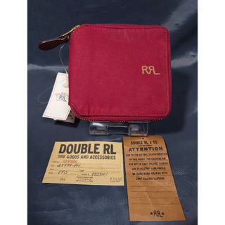 新品未使用 RRL ダブルアールエル オイルクロスジップウォレット