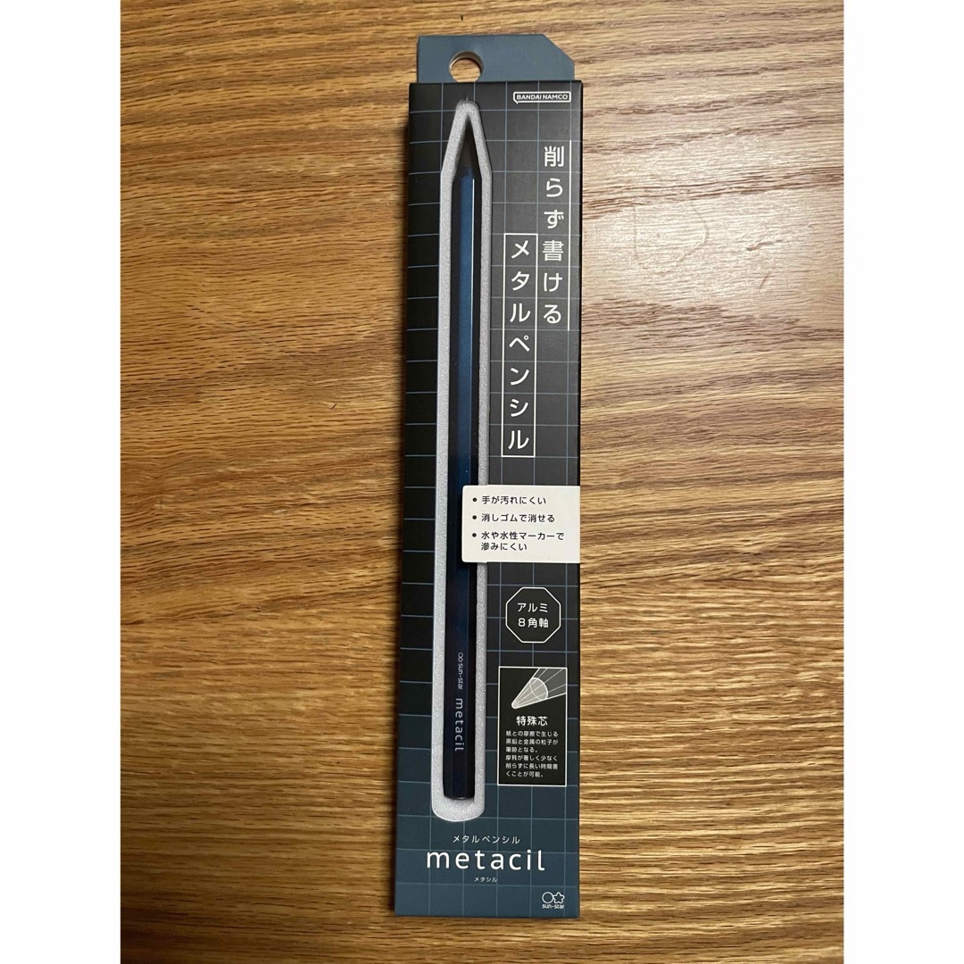 SUNSTAR(サンスター)のメタシル メタリックブルー メタルペンシル　新品未使用 エンタメ/ホビーのアート用品(鉛筆)の商品写真